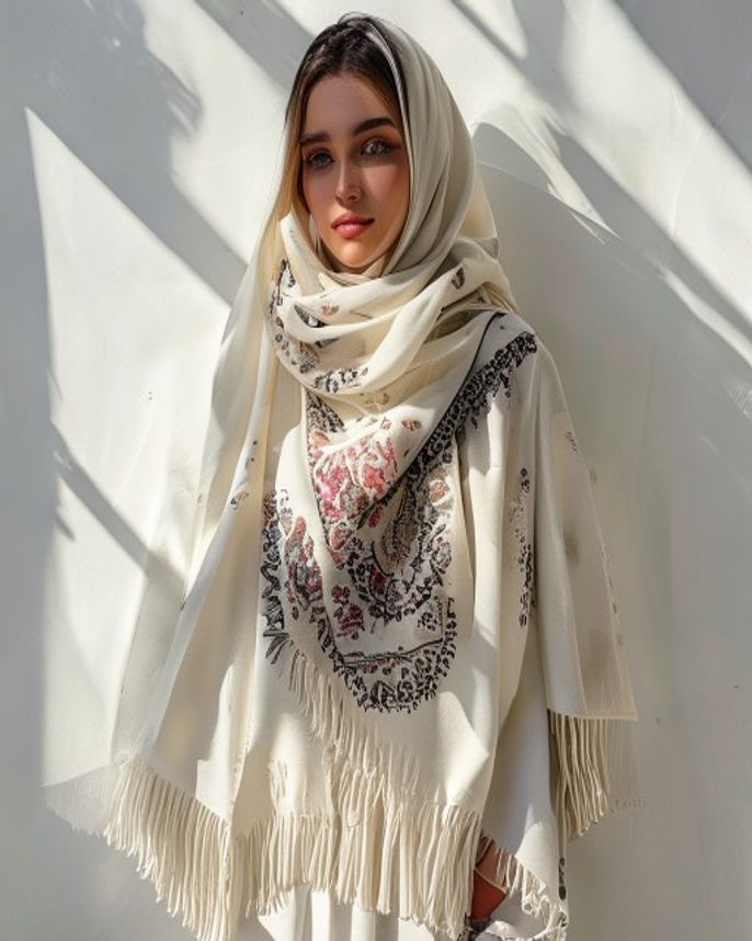 Saten Parlak Eşarp